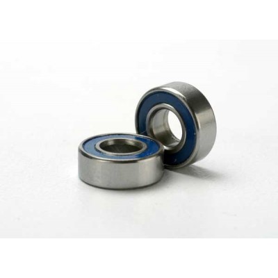 Ball bearings, blue rubber sealed (5x11x4mm) (2 PCS) - TRAXXAS